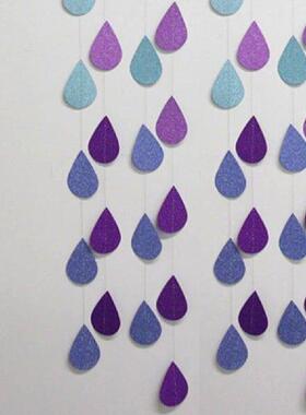 Water Drop Baby Sprinkle Decorations for Boy Hanging