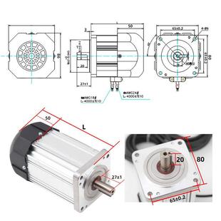 高0转速直7流无刷电机6000转5W瓦高压静IFA音无刷电机马达恒扭矩