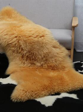 ADP洲纯澳羊地毯卧室客厅地毯羊毛毛沙发羊垫飘窗垫床边毛毯整张