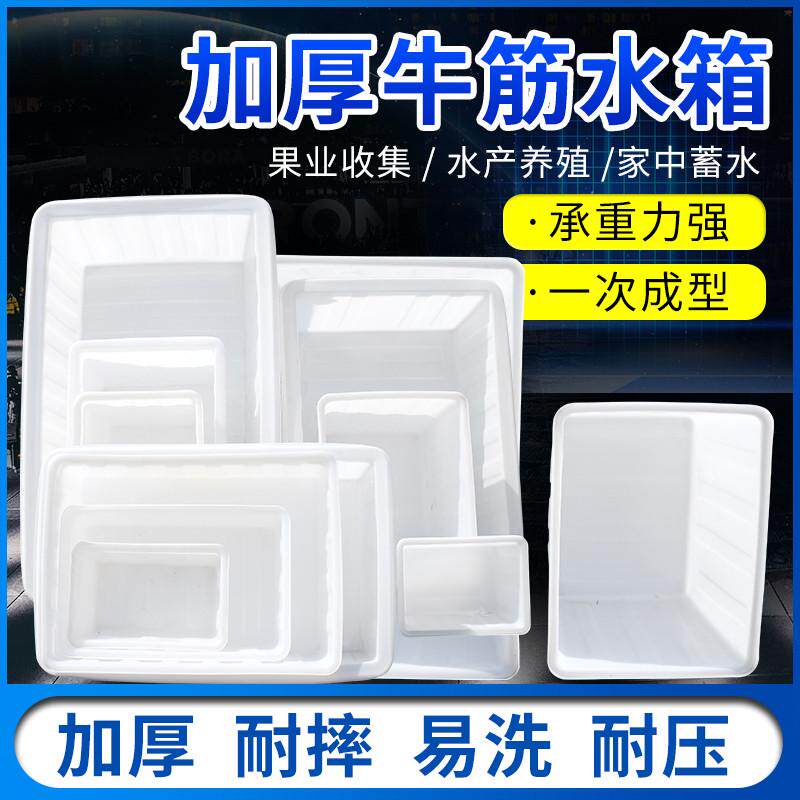 水产箱加厚牛筋塑料水箱浅口塑料盆长方形养鱼盆养龟槽储水桶代发,橡塑材料及制品,塑料盒/塑料箱/塑料柜,淘宝优惠券,粉丝福利购,淘宝优惠卷
