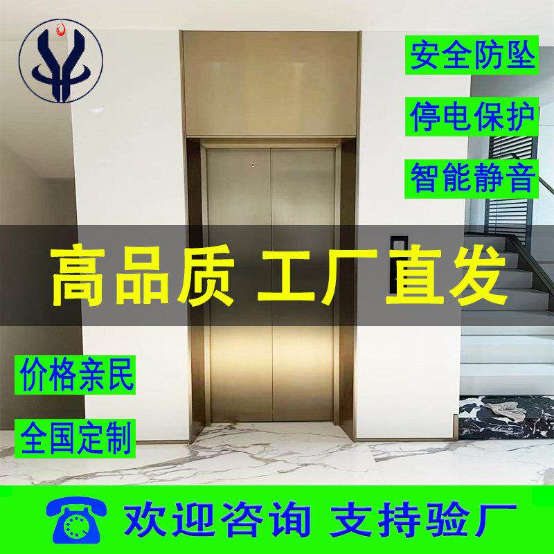 家用电梯别墅电梯小型电梯二层三四层加装液压曳引简易室内外电梯