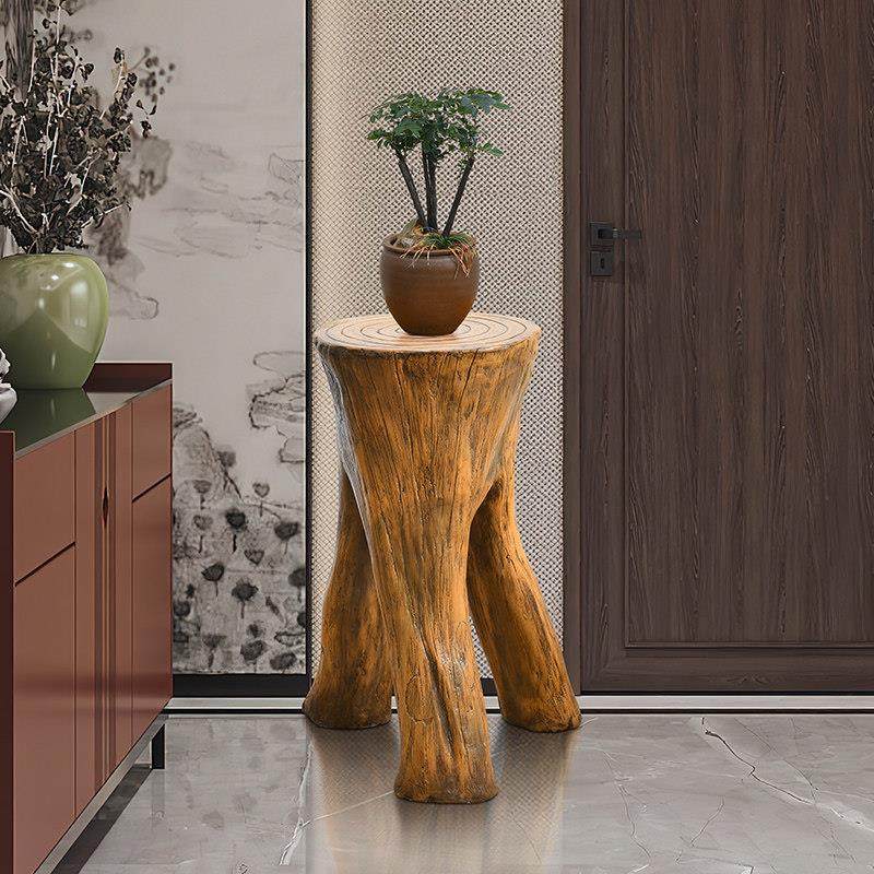 花架子客厅阳台办公室新中式仿木底座花几盆景落地家居装饰置物台,住宅家具,花架/花几,淘宝优惠券,粉丝福利购,淘宝优惠卷