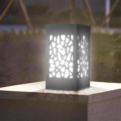 Solar Pillar Light waterproof outdoor garden lights