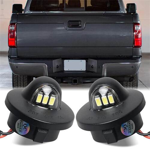 适用于福特猛禽RangerF150F250F35012V3WLED牌照灯
