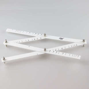 德资牌缩放尺绘画放大尺缩放制图尺340MM 10倍设计绘画多功能尺子