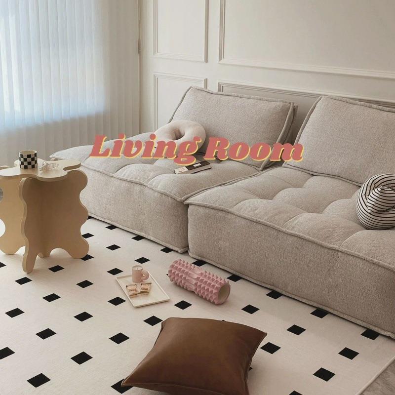 豆方块组合懒人沙发寓小户型意式YHO块极简客厅网红科技布公腐沙