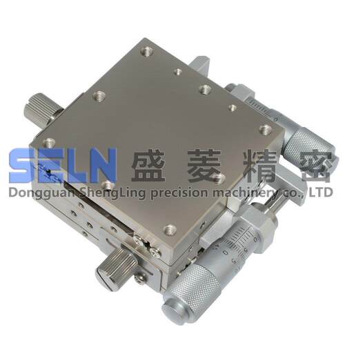 供应新品60*60XY轴LBY60-R直线滚珠型轴承钢手动微调架位移平台