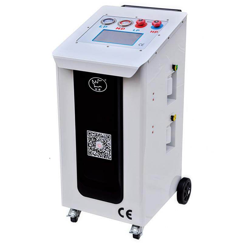 鹰捷巨犀AC-800汽车空调冷媒加注回收机抽真空再生检漏冷媒机