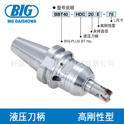 BBT40-MEGA202532E-7590110135165高刚性液压刀柄