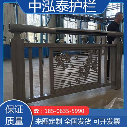 立交桥两景观灯光护栏桥梁道路河道防撞栏杆人行道铝合金厂家围栏