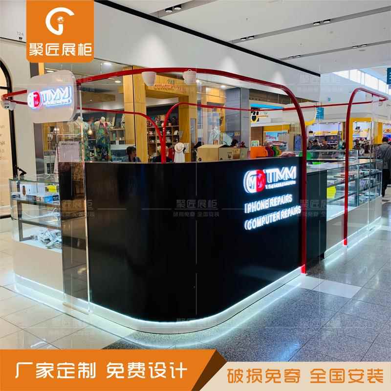 商场手机展壳膜玻璃柜台电脑数码卖场矮DUL柜柜电品子产陈列设柜