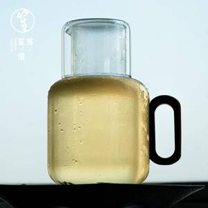 落笙玻璃冷水壶冷水冷泡壶耐高温加厚大容量冷萃泡茶壶家用装冷水