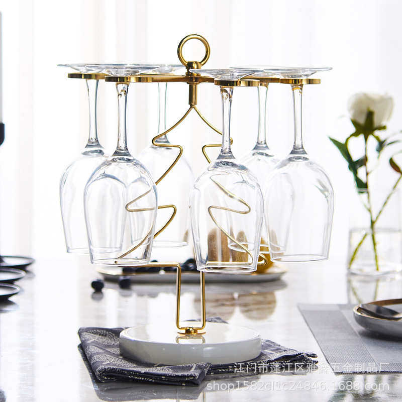 欧式轻奢红酒杯架摆件家用展示架酒瓶架子高脚杯架葡萄酒杯挂架,餐饮具,酒架,淘宝优惠券,粉丝福利购,淘宝优惠卷