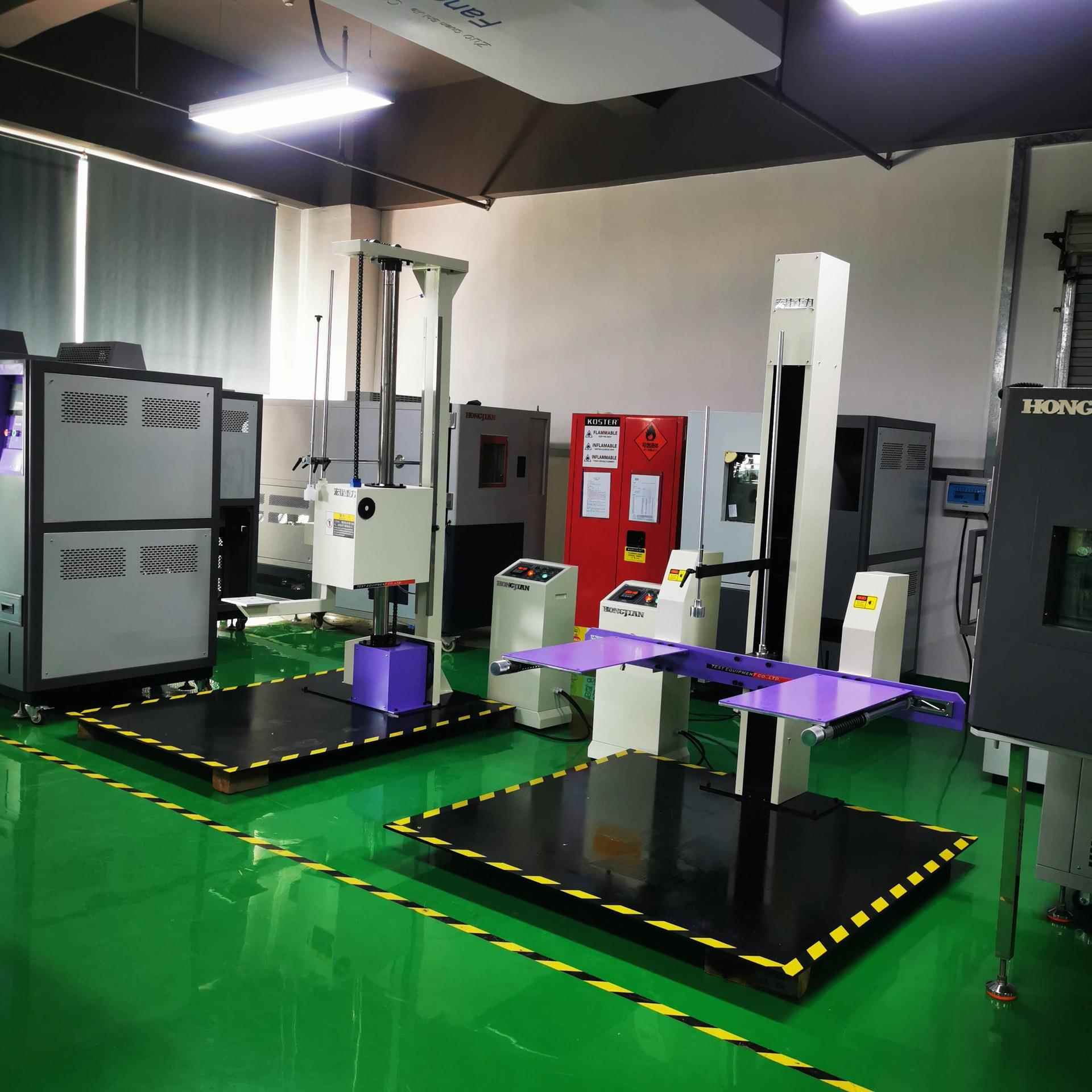 单臂跌落机包装箱棱角面自由落体跌落试验台产品硬度测试机