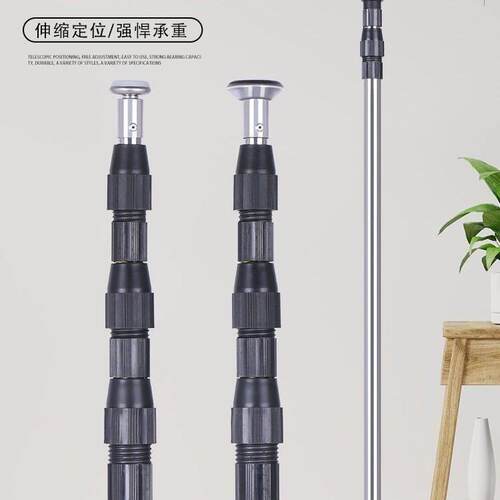 顶高杆伸缩不锈钢贴砖辅助支撑工具墙砖万能伸缩杆新款支撑杆瓷砖