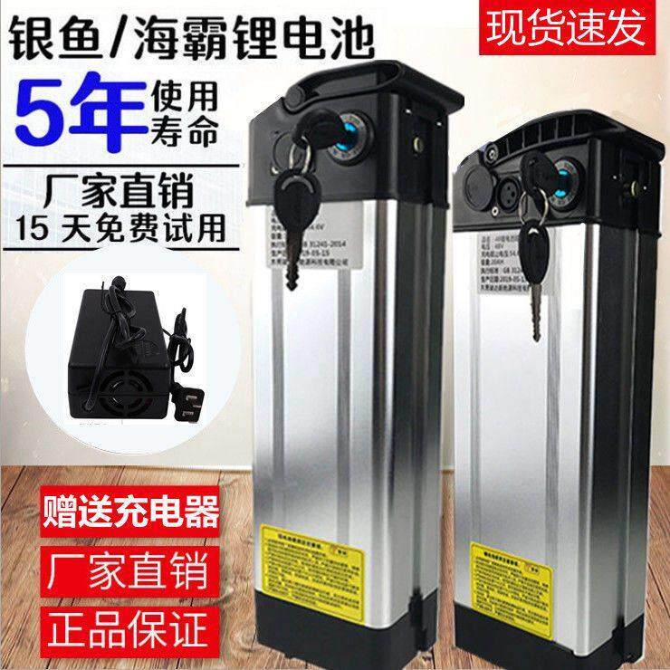 电动车锂电池48v代驾折叠车锂电池原装48v12AH60v20ah银鱼海霸款