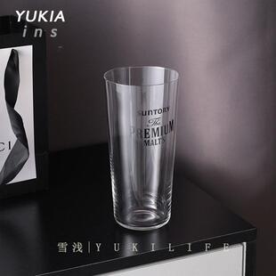 三得利联合木村超薄酒杯highball精酿啤酒杯子日式嗨棒杯中古杯子