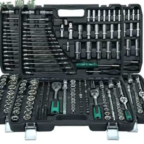 2手16件套轮五套金套筒棘扳MLK修车工具箱装多功能汽车修理工具