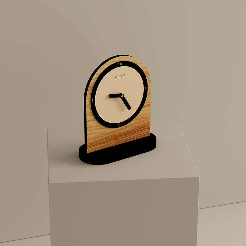 现代极简网红桌面创意超静音时钟表台式房间摆件2025年设计师新款,家居饰品,挂钟,淘宝优惠券,粉丝福利购,淘宝优惠卷