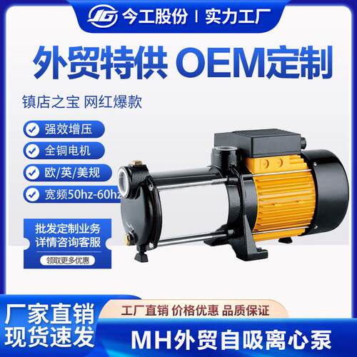 跨境MH不锈钢多级离心泵ESPA110V/220v英规美规自来水井水增压泵