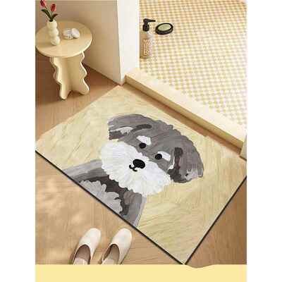 浴室地垫卫生间专用硅藻泥吸水防滑垫厕所门口家用洗澡防摔脚垫