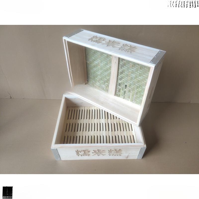 糯米糕蒸笼木蒸笼蒸屉水果糕点制作糕木框可
