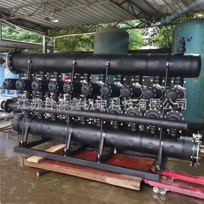 全自动反冲洗叠片式过滤器循环水过滤自动反冲洗蝶片过滤器滤水器