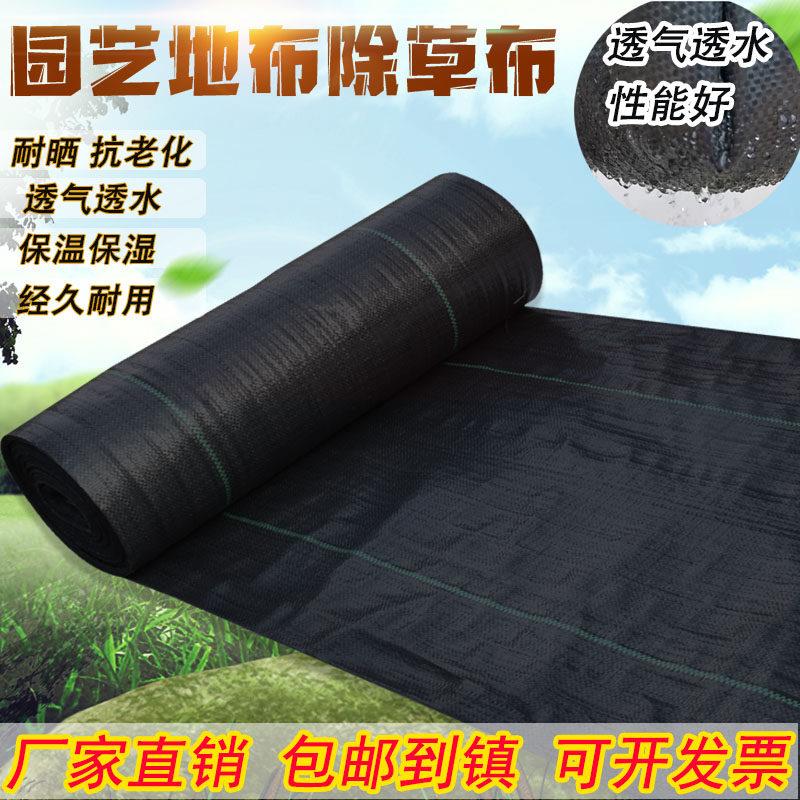 抗老化农用防草布黑色园艺除草布地布大棚果园透气保湿遮草布加厚
