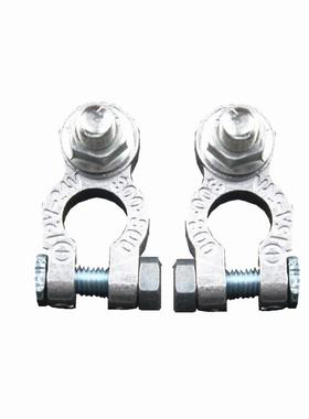 铝单柱汽车电瓶接头蓄电池桩头电瓶接线卡子单丝双丝电瓶接线端子