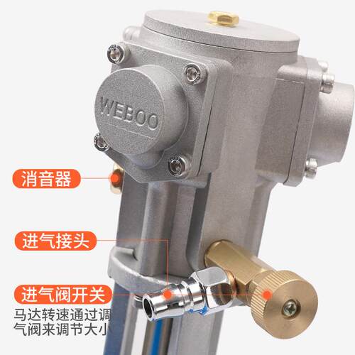 进口升5加仑升湾降式平FGL台气动搅级拌台机工业涂料油墨油漆搅拌