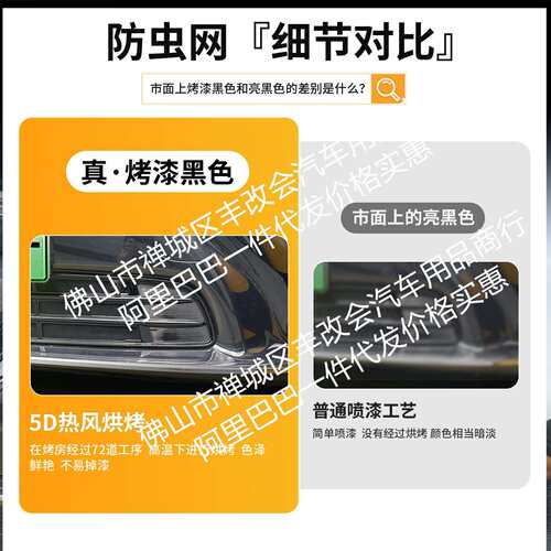 适用智己LS6增程版一体焊接汽车防虫网前脸中网专用装饰条配件