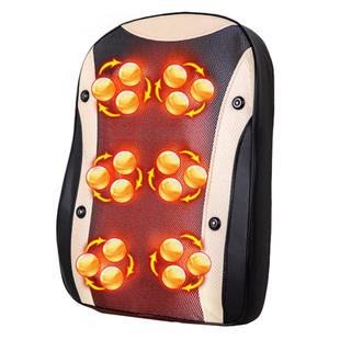 正品 背部按摩背器腰部器家用电动揉按摩仪腰背多功能后靠垫按捏摩