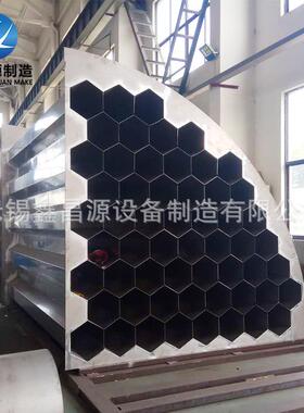 蜂窝阳极管2052不锈湿电除尘配钢件6737m半圆阳形极模块阳极管束
