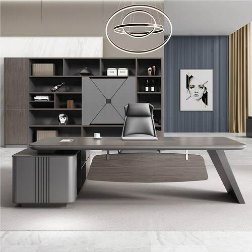 家具办公桌椅桌桌组合老板经理大班台公简桌约总裁办单人