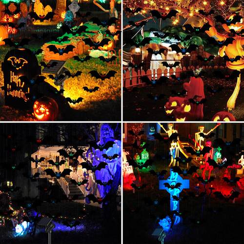Halloween three-dimensional bat pumpkin DIY decorative stick