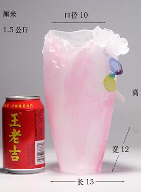 喜鹊花瓶喜事花瓶摆件新中式客厅玄关插花装饰工艺品开业结婚送礼