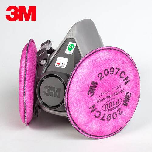 3M 6200+2097橡胶防尘面具过滤棉套装