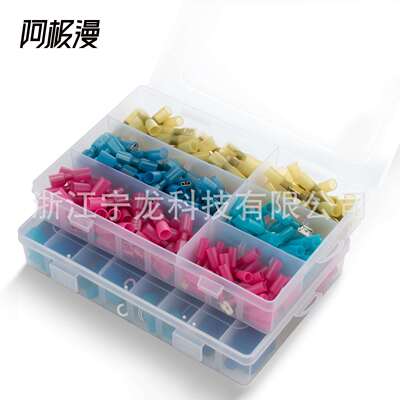 阿极漫 稳定货源热缩端子 阻燃防水220PCS遇热紧缩牢固压线端子