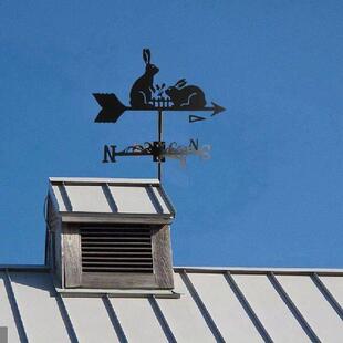 Animal Iron Wind Vane, Weather Vane, Roof Weather Vane