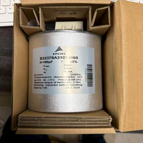EPCOS B32378A3107J060 3*100UF 360VAC 75*277.5mm 薄膜电容器
