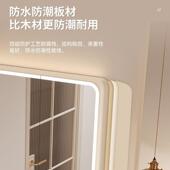 浴室镜蜂柜窝挂墙式 带灯除雾卫生间室梳铝妆镜洗872手间置物架浴