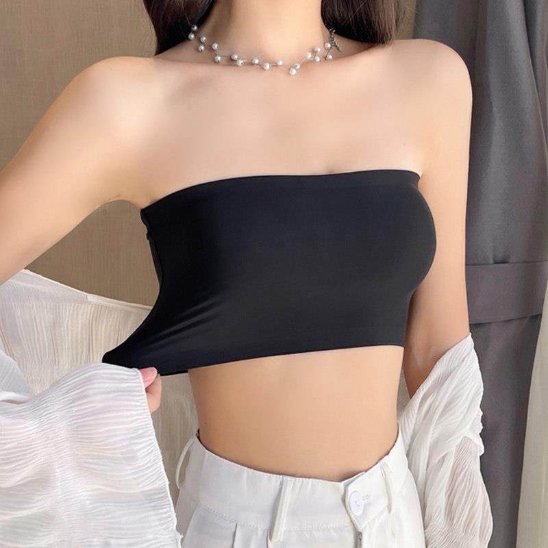 One Piece Sexy Tube Tops Women Strapless Push Up Bra Lingeri
