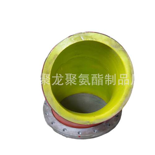 聚氨酯内衬直管矿用内衬聚氨酯复合管道耐磨钢衬PU管道