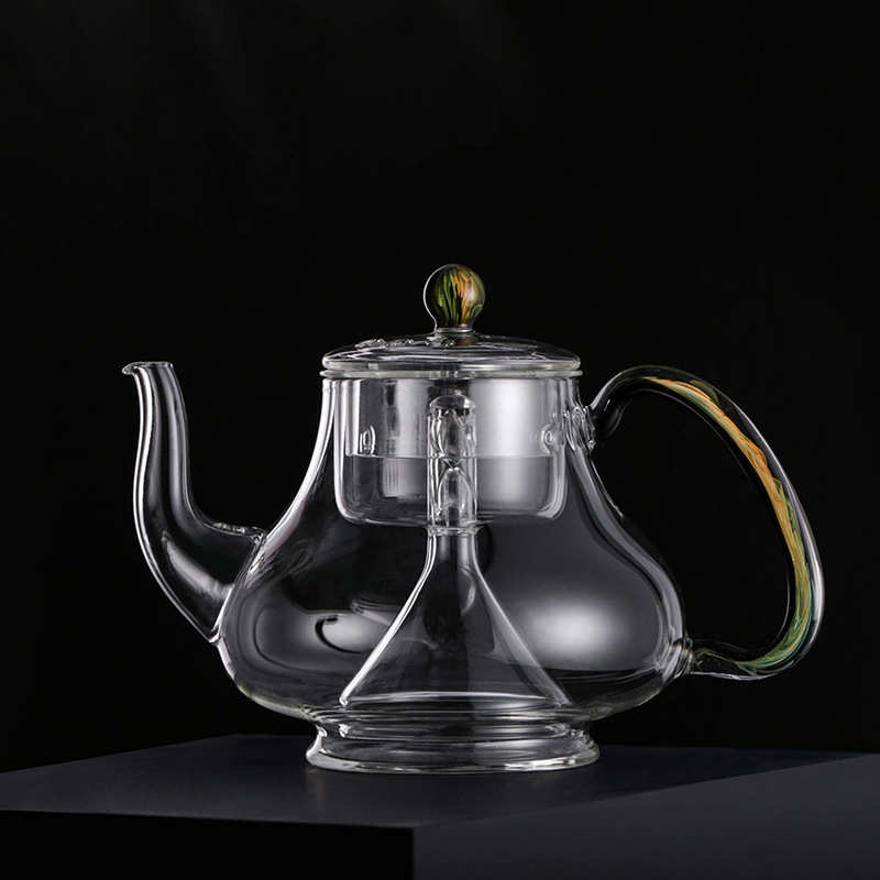 煮茶器电茶器泡茶凤梨加厚壶耐高温玻璃禾壶两用炉蒸煮陶壶煮蒸汽