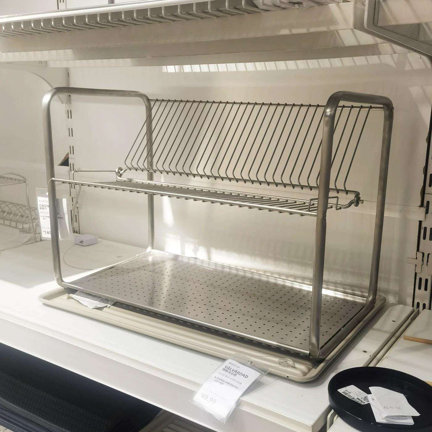 不锈钢厨房置物架奥格宁餐具沥干架盘碟碗沥水架厨具收纳角架