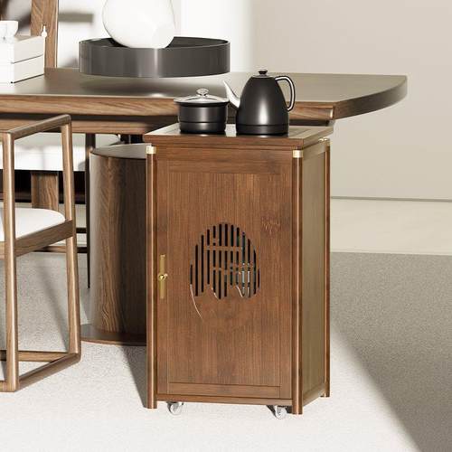 茶边柜ZF-HT66C桌茶水柜客非实木茶几移动厅茶吧机侧边柜水壶烧一