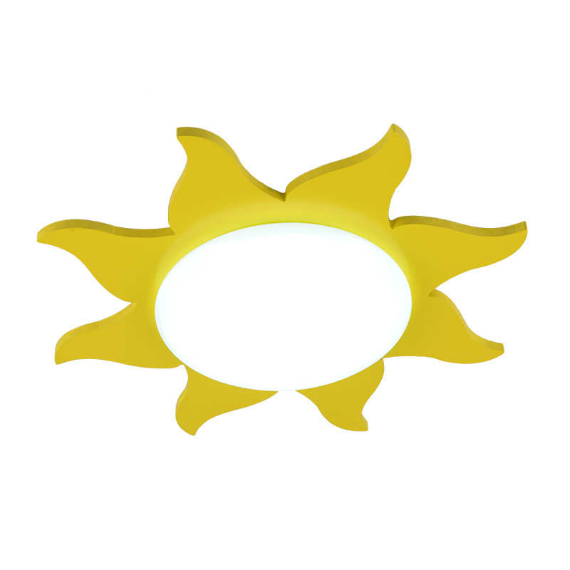 儿童创意卡通LED吸顶灯卧室灯教室走廊灯幼儿园教室太阳造型灯具