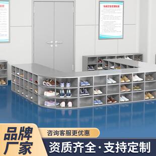 304不锈钢鞋 柜浴室201单面双面食品无尘 柜车间储物柜换鞋