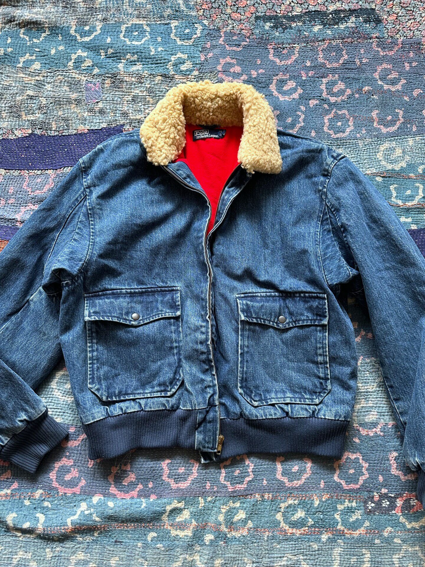 Polo Ralph Lauren Denim Shearling Jacket