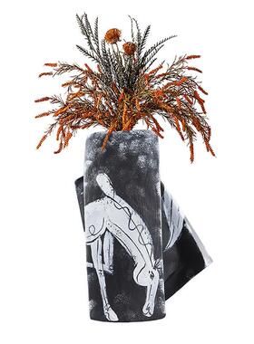 现代简约树脂花瓶摆件售楼部样板房家居客厅餐厅桌面软装饰品